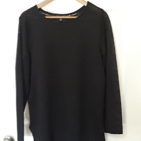 Signature Studio Tops - Signature Studio Sz XL Black high low tunic